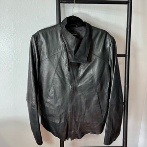 Black Faux Leather Zara Jacket